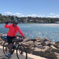 A great sense of achievement arriving into Huskisson on the South Coast Cycle | Kate Baker
