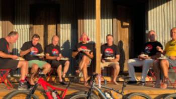 Cycling group on the Kosciuszko to the Sea Cycle tour | Trisha Dixon