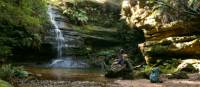 A tranquil rest spot on the Grand Cliff Top Walk in the Blue Mountains | Jannice Banks