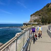 Cycling the Sea Cliff Bridge | Kate Baker