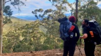 Kedumba Pass - Blue Mountains,Millie Malfroy Walking into the Kedumba Valley