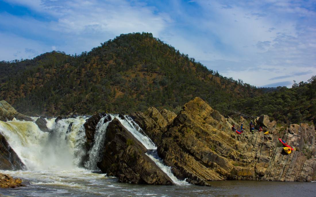 The magnificent Snowy Falls, the largest waterfall on the River