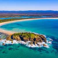 Enjoy the stunning coastal views of Plover Island and Sandon River Campground