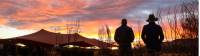 Enjoying a sunset on the Larapinta trail |  <i>#cathyfinchphotography</i>