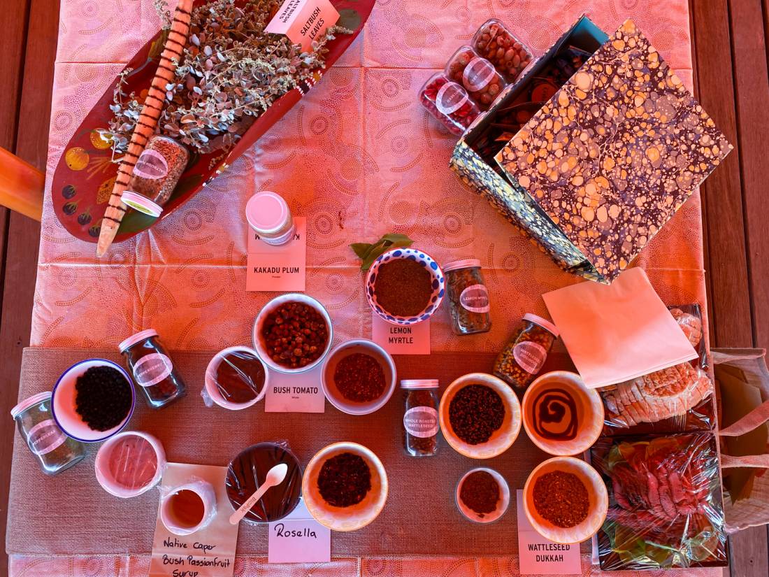 Try native bush foods on our Larapinta walks |  <i>#cathyfinchphotography</i>