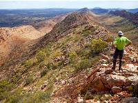 Walker enjoying view from Counts Point |  <i>Andrew Bain</i>