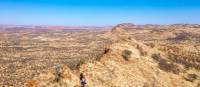 The Larapinta Trail follows the rocky spine of the West MacDonnell Ranges | Shaana McNaught