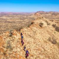 The Larapinta Trail follows the rocky spine of the West MacDonnell Ranges | Shaana McNaught