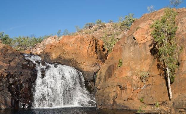 Upper pool and Falls at Edith Falls (Leliyn), Nitmiluk National Park.