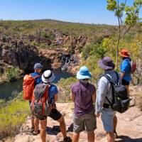 Admiring Edith Falls on the Jatbula Trail | Shaana McNaught