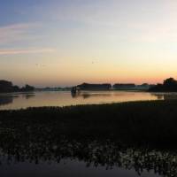 Sunset water views on the Yellow Water Lagoon | Holly Van De Beek