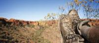Foot rest on the Larapinta trail, Northern Territory | Paddy Pallin