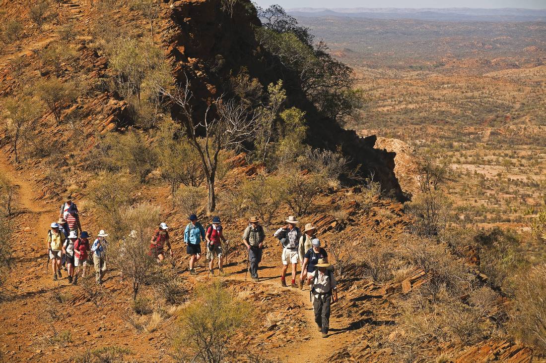 Traversing the ridgelines on the Larapinta Trail |  <i>Peter Walton</i>