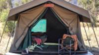 Get a good nights sleep in our comfortable and spacious safari-style tents |  <i>Karina Davila-Otoya</i>