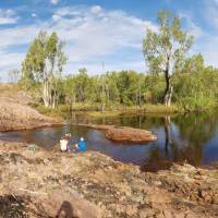 Relax in the splendid isolation of Sandy Camp Pool | Larissa Duncombe