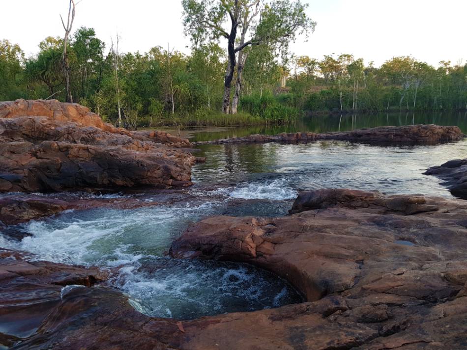 Relax in the splendid isolation of Sandy Camp Pool |  <i>Larissa Duncombe</i>