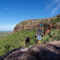 Trekking in to the stone country on the Nourlangie Massif, Kakadu | Rhys Clarke
