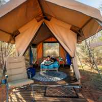 Stay at our Eco-Comfort Camps on the Larapinta Trail | Lachlan Gardiner