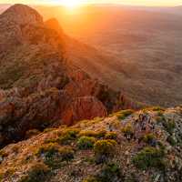 Sunrise is the best time of day to climb Mt Sonder on the Larapinta Trail | Lachlan Gardiner