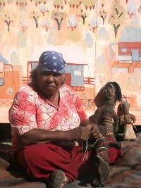 Larapinta Town Camp Community Project Dulcie Sharpe bush tucker |  <i>Andrew Walder</i>