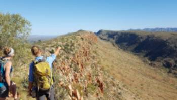 Larapinta Trail, Northern Territory,Linda Murden Pristine landscapes exploring Serpentine Chalet