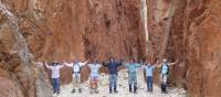 A team photo on the Larapinta Trail | Latonia Crockett