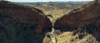 Exploring one of the many gorges along the Larapinta Trail | Luke Tscharke