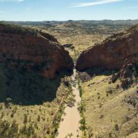 Exploring one of the many gorges along the Larapinta Trail | Luke Tscharke