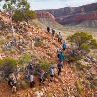 Hiking along the Larapinta Trail | Luke Tscharke