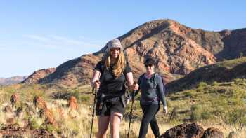 The Larapinta Trail is Australia's most popular desert walking experience