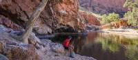 There are many waterholes along the Larapinta Trail | Luke Tscharke