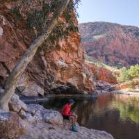 There are many waterholes along the Larapinta Trail | Luke Tscharke