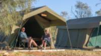 Relaxing at our Exclusive Eco-Comfort Camp |  <i>Luke Tscharke</i>