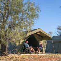 Relaxing at our Exclusive Eco-Comfort Camp | Luke Tscharke