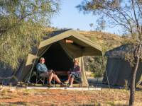 Enjoy spacious tents at our Exclusive Eco-Comfort Camps |  <i>Luke Tscharke</i>