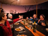 Dinner time at our Eco-Comfort Camps |  <i>Luke Tscharke</i>