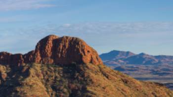 The Larapinta Trail follows the ancient spine of the West MacDonnell ranges for 223km | Luke Tscharke