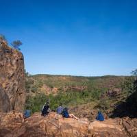 Taking a break to enjoy the vistas along the Jatbula Trail | Oliver Risi