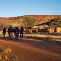 Walking into Nick's Camp on the Larapinta Trail | Shaana McNaught