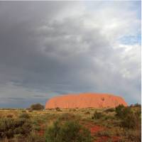 Rainbow over Uluru. | Ayla Rowe