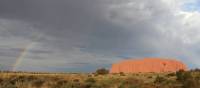 Rainbow over Uluru. | Ayla Rowe