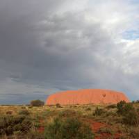 Rainbow over Uluru. | Ayla Rowe