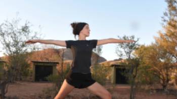 Yoga and mediation sessions on the Larapinta Trail | Andrew Thomasson