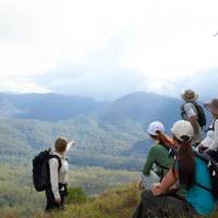 Enjoying the views on the Scenic Rim