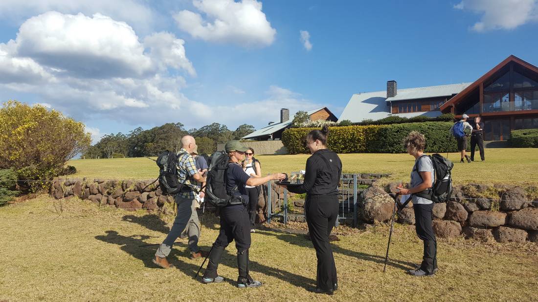 Returning to Spicers for a refreshing drink after a day's exploration on the Scenic Rim Trail |  <i>Linda Murden</i>