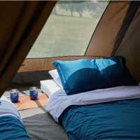 Sleep on comfortable mattresses at our basecamp