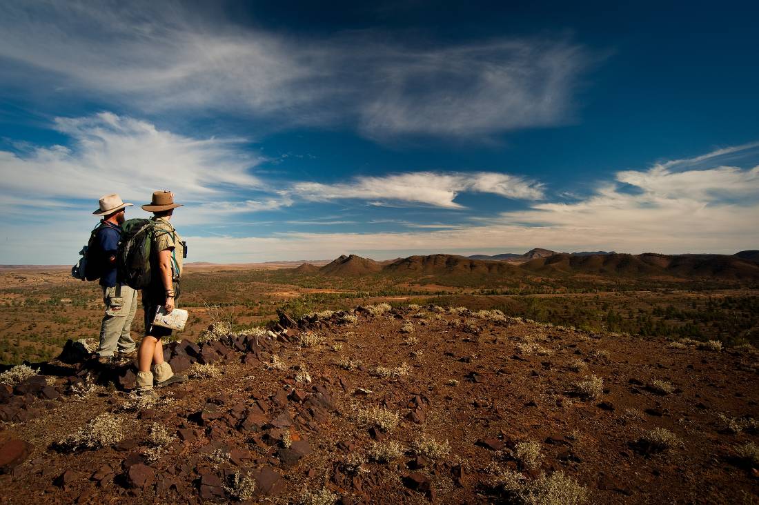 Outback big skies are a feature on the Arkaba Walk