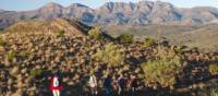 The Heysen Trail traverses the Bunyeroo Valley with Wilpena Pound in the background | Chris Buykx