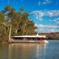 A relaxing boat cruise along the Murray River