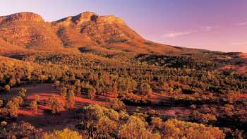 Bask in the glow of striking sunsets at Wilpena Pound